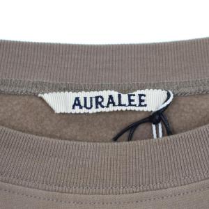 AURALEE 24AW ELASTIC HIGH GAUGE SWEAT P/O スウェット トレーナー 4 ベージュ