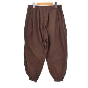 CASEY CASEY DEEP PLIS HOMME PANT S ブラウン
