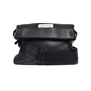 21SS 5AC ショルダーバッグ クラッチ 2WAY レザー ブラック