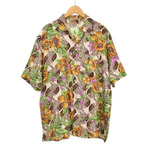 THE NORTH FACE 21SS シルク シャツ オープンカラー 総柄 46