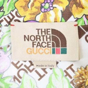 GUCCI THE NORTH FACE 21SS シルク シャツ オープンカラー 総柄 46