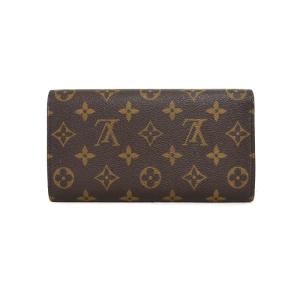 LOUIS VUITTON モノグラム ポルトトレゾール インターナショナル 長財布 茶 ブラウン M61215 AA