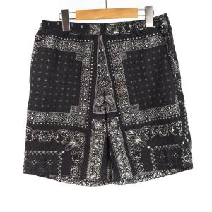 Aloha Vent Short  ショートパンツ 総柄 M 黒 ブラック NB42330