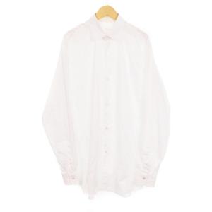 24AW ツイル ドレスシャツ 長袖 コットン 41 ホワイト A03-02009