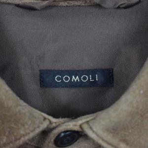 COMOLI 21AW スエードコモリシャツ 2 ブラウン U03-01014
