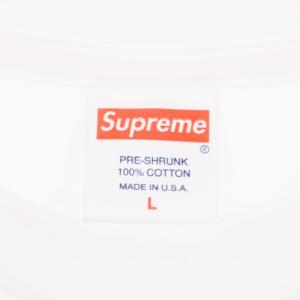 Supreme 20FW Box Logo L/S Tee L ホワイト