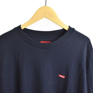 Supreme 21FW Small Box Tee L ネイビー