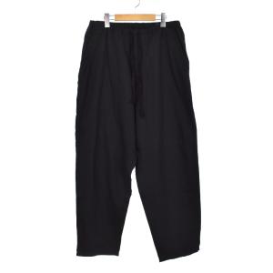 25SS コットンダックス テーパードパンツ 3 ブラック B01-03007