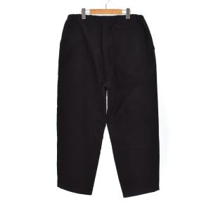 COMOLI 24AW モールスキン ドローストリングパンツ 3 黒 ブラック A03-03024
