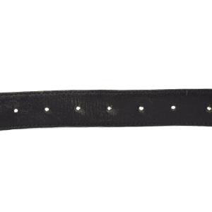 GIANNI VERSACE ベルト ハトメ メデューサ レザー 110/44 黒 ブラック AA