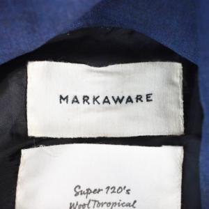 MARKAWARE MARK AWARE ベスト Super120's 1 紺 ネイビー A20A-06BL01A