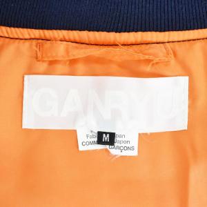 FUMITO GANRYU 15AW AD2015 ナイロンジャケット ブルゾン 中綿 M 紺 ネイビー EP-J001 AA