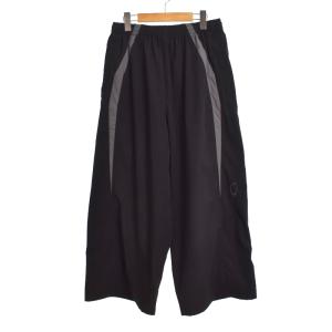 25SS トラックワイドロングパンツ XXS ブラック 814579