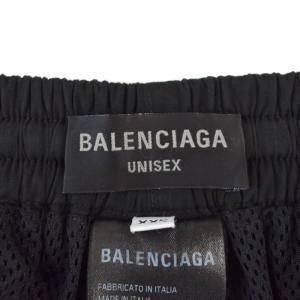 BALENCIAGA 25SS トラックワイドロングパンツ XXS ブラック 814579