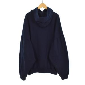 BALENCIAGA 23AW BE NICE Hoodie ダメージ加工 2 ネイビー