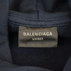 BALENCIAGA 23AW BE NICE Hoodie ダメージ加工 2 ネイビー
