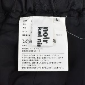 noir kei ninomiya AD2018 ワイドパンツ 花柄 S ブラック 3C-P009