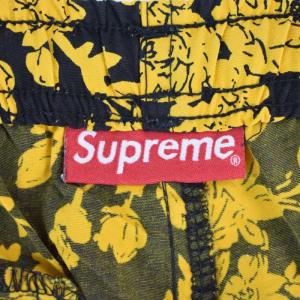 Supreme 20SS Warm Up Pant Black Floral M ブラック