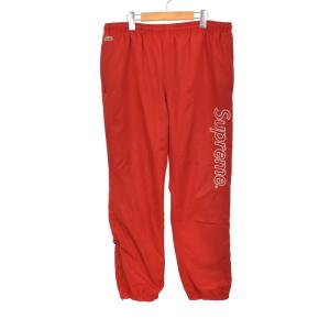 LACOSTE トラックパンツ M レッド