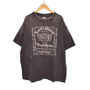 NEIGHBORHOOD 25SS STHD. FEARLESS Tシャツ ダメージ加工