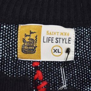 SAINTMICHAEL 24AW CP_CREW KNT SMILE