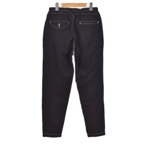 BLACK COMME des GARCONS AD2012 製品染め パンツ スラックス ステッチ S 黒 ブラック 1J-P006