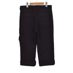 Maison Margiela 14AW ウール カーゴパンツ スラックス 46 黒 ブラック S50KA0288 AA