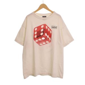 23SS SS TEE DICE WHITE Tシャツ L ホワイト