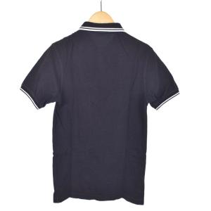 FRED PERRY ポロシャツ 半袖 ロゴ 刺繍 S 紺 ネイビー M3600