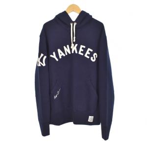 NYヤンキース パーカー フーディー S ネイビー