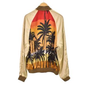 SAINT LAURENT PARIS 16SS パームツリー スカジャン 48 ベージュ 419263