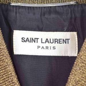 SAINT LAURENT PARIS 16SS パームツリー スカジャン 48 ベージュ 419263