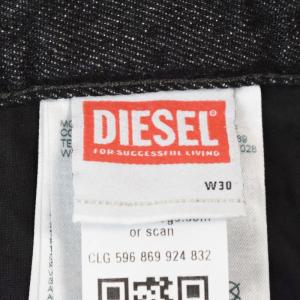 DIESEL D-LIVERY-W-SHORT デニムパンツ 30 ブラック