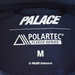 PALACE POLARTEC200 クルーネック スウェット トレーナー フリース M 青 ブルー