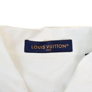 LOUIS VUITTON 23AW モノグラム グラフィック ショートスリーブシャツ L ホワイト RM232M