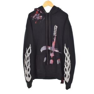 CVTVLIST パーカー ロゴ プリント L ブラック