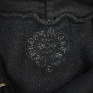 CHROME HEARTS CVTVLIST パーカー ロゴ プリント L ブラック