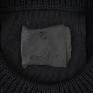 GIVENCHY 22SS Logo Embroidered Cotton Knit Sweater