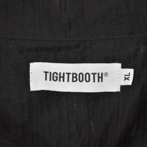 TIGHT BOOTH TBPR RAYON CUBA OPEN POLO ポロシャツ 半袖 XL 黒 ブラック SS25-S03