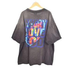 SAINTMICHAEL カクタスプラントフリーマーケット 24AW ANGRY LV GD Graphic Tee