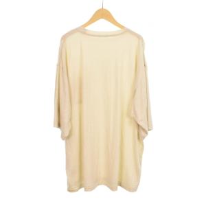 COMOLI 24SS サマーウール Tシャツ 4 ベージュ Z01-05023