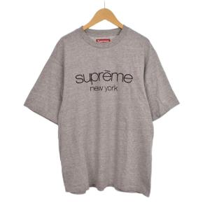 23FW Classic Logo S/S TOP Tee S グレー