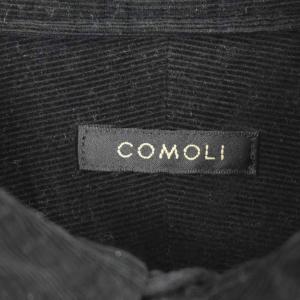 COMOLI 24AW コーデュロイ コモリシャツ 5 ブラック A03-02004