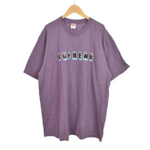 23FW Stencil Tee XL パープル