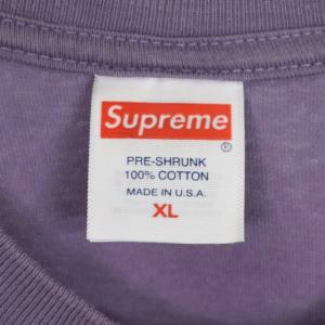 Supreme 23FW Stencil Tee XL パープル