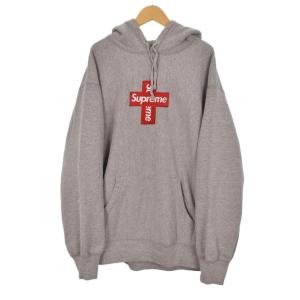 Cross Box Logo Hooded Sweatshirt