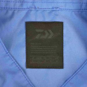 DAIWA PIER39 TECH BAND COLLAR SHIRTS テック バンドカラーシャツ 長袖 L 青 ブルー BE-91022W