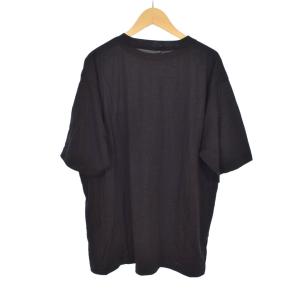 COMOLI 25SS サマーウール 半袖 Tシャツ 2 ブラック B01-05016