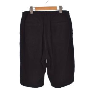 COMOLI 23SS シルクパイルショーツ 2 ブラック X01-03017
