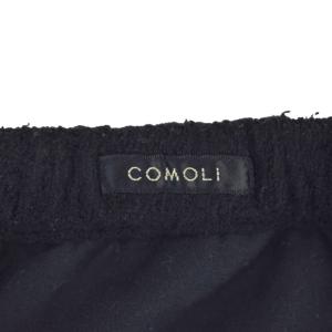 COMOLI 23SS シルクパイルショーツ 2 ブラック X01-03017